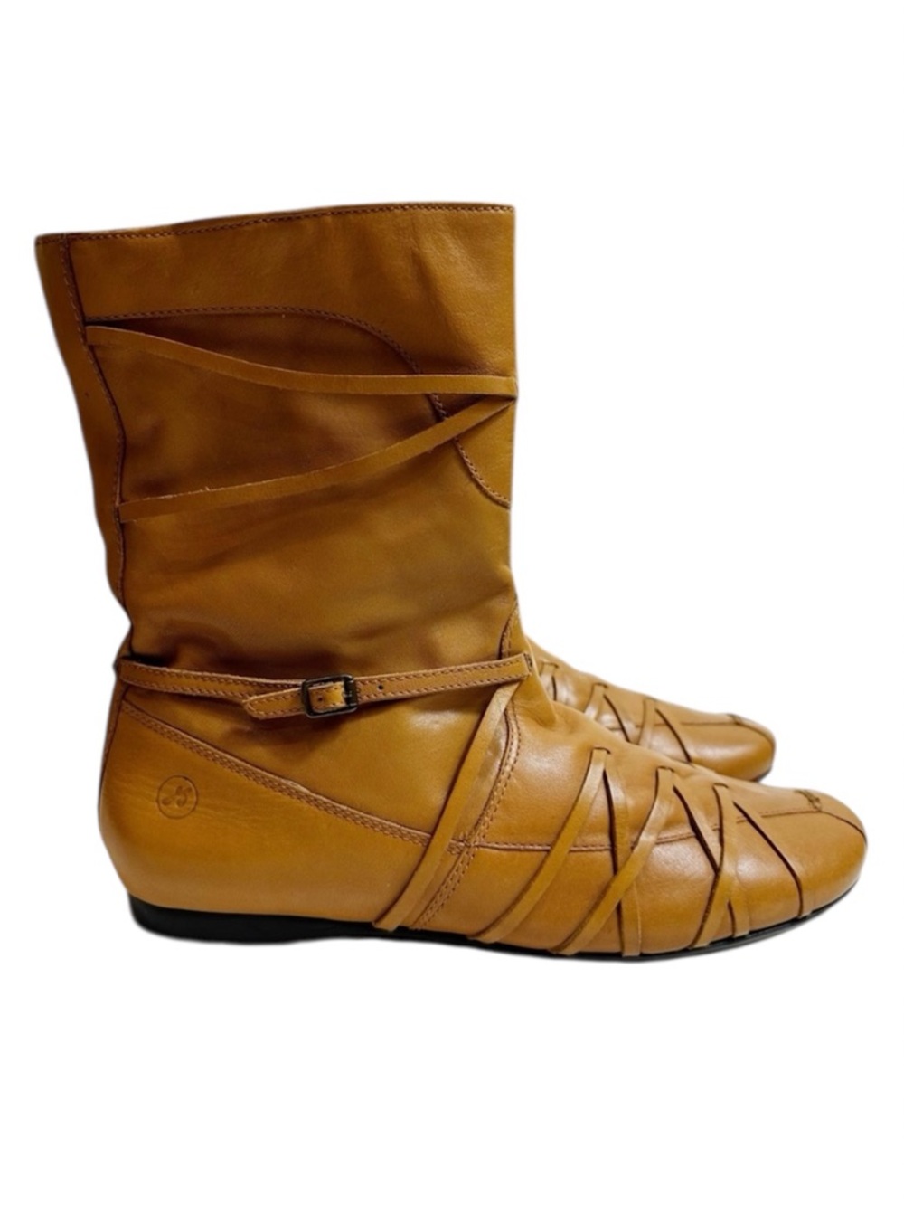 Bronx Leather Laced Ulli Zipper Boot